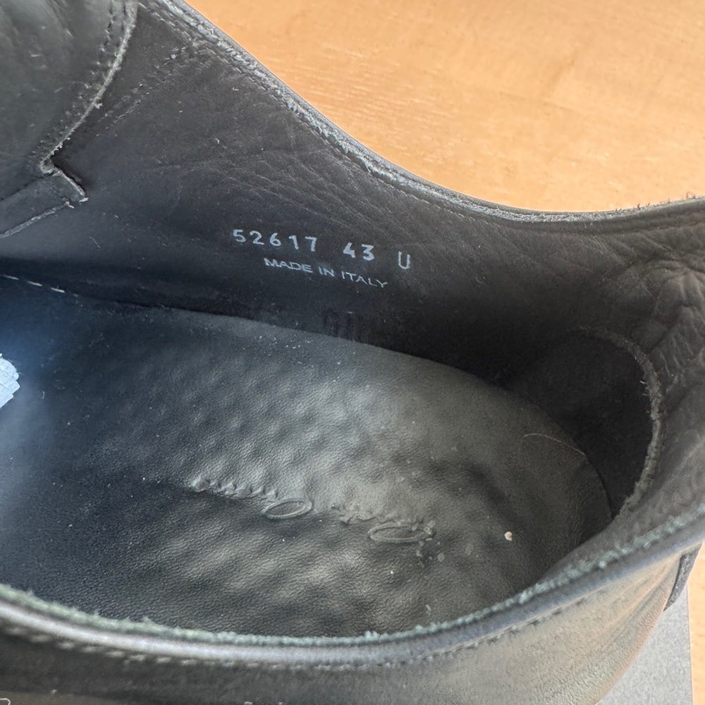Rick Owens Black and Cream Sneakers - Picture 8 of 12